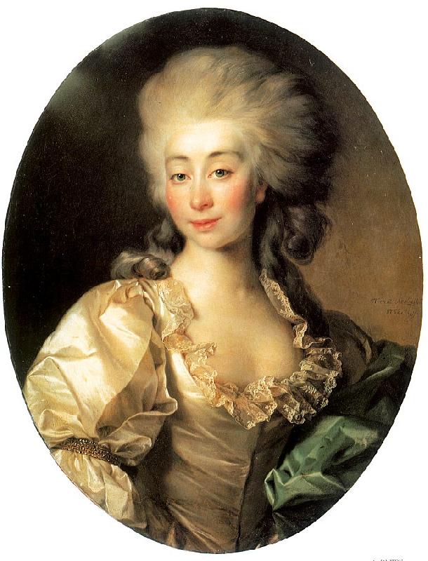 Levitsky, Dmitry Portrait of Duchess Ursula Mniszek France oil painting art